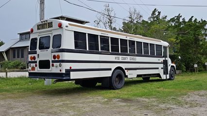 Ocracoke School activity bus.
