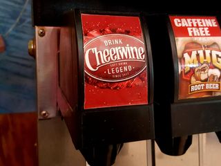 You know that you're in the South when they have Cheerwine on the soda fountain.