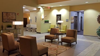 The lobby of the Best Western in Thornburg.  Not bad, though nothing to write home about, either.