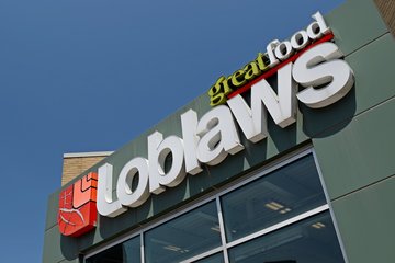 Signage on a nearby Loblaws store.