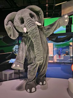 The elephant costume from Sharon, Lois, and Bram's Elephant Show.