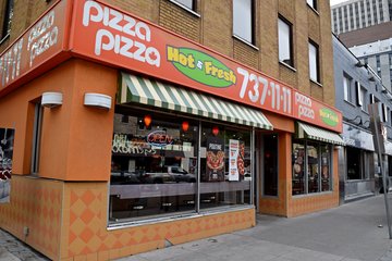 The Pizza Pizza restaurant at 230 Elgin Street.