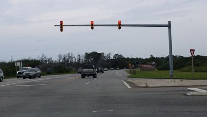 Entering the Cape Hatteras National Seashore.