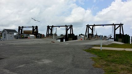 The gates to the ferries.