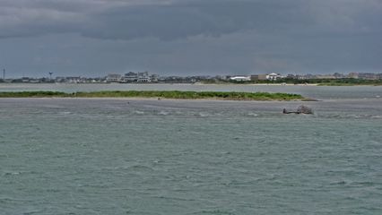 The waters of Hatteras Inlet.