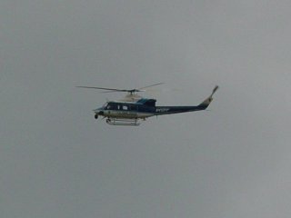 And Park Police helicopters were flying overhead.