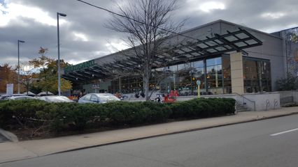 As we were leaving the vicinity of the church, I spotted the Whole Foods in East Liberty, where we went for breakfast each morning on our trip in 2003 before getting to work.