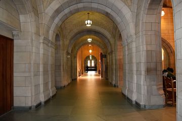 Hallway around the main lobby, in a similar style.