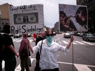 Various other anti-Scientology messages.
