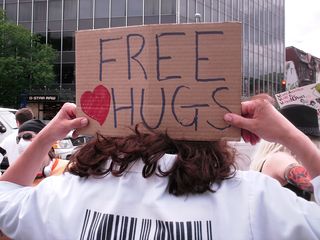 Free hugs!