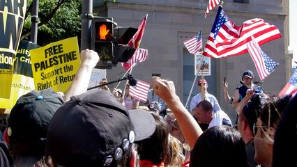 Going past the wackadoodles, er, I mean, counter-protesters...