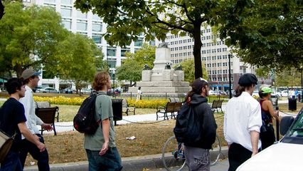 Passing by Farragut Square once again...