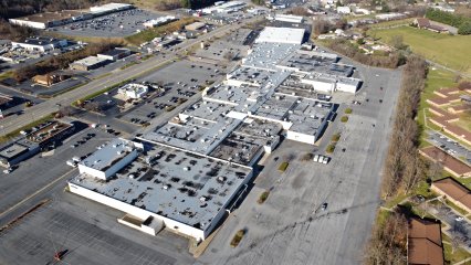 Staunton Mall, viewed from above