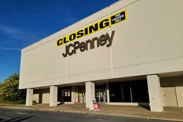 The JCPenney store in its last days of operation, photographed on October 14, 2020.