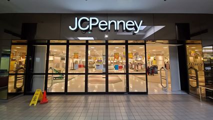 These photos were taken of the JCPenney store during the last few days of the closing sale, on October 14, 2020.  The Staunton location was relatively small, and always looked a bit different than what most people probably think of when they imagine JCPenney, probably because of its age.  The store was longer and narrower than most locations, and had a much higher ceiling.