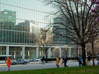 Arriving at the World Bank, you have to admit that the building is architecturally appealing, even if their policies are not so appealing.