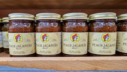 Some of the canned offerings at Buc-ee's.  They had all kinds of salsa, as well as jams and jellies.  It took a lot not to clean the place out, because it all looked so good.