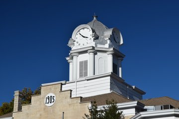 Cupola on the Cumberland County Courthouse.