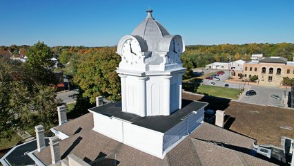 Then I took the drone out and went for a quick flight around the Cumberland County Courthouse.