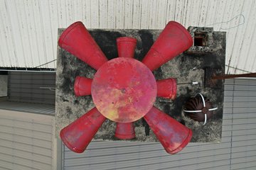 The siren on top of Bloomingdale Volunteer Fire Department in Kingsport.
