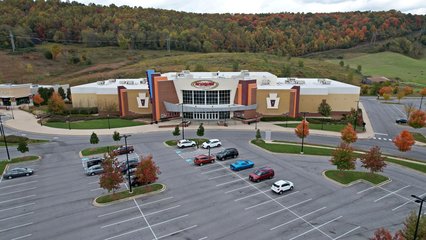 Drone shots of Marquee Cinemas and the rest of the development that it sits in.