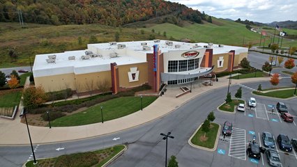 Drone shots of Marquee Cinemas and the rest of the development that it sits in.