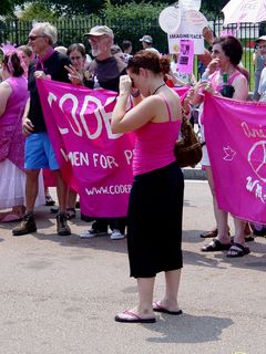 This was also a great photo opportunity, and many people were taking pictures of this assembled group.