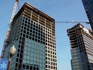 On the way to Georgetown, I got the opportunity to photograph the Waterview development. It's really starting to come together. Compare to about a year before, when they were still building basement levels.