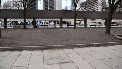 Nathan Phillips Square was the location of a short scene in "Our Story Part 1" during Muffy's search for a new home.