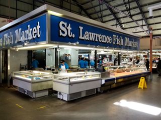 St. Lawrence Fish Market, where Sam and Muffy picked up the octopus.
