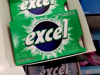 I was surprised to see that the gum that is called "Eclipse" in the States is called "Excel" in Canada.  As it turns out, Excel is the original, and Eclipse is based on Excel.