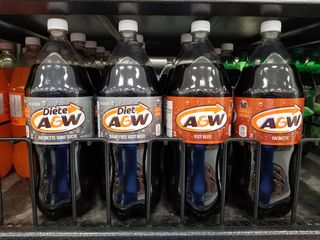 Canadian A&W Root Beer.  Note the slightly different logo, and the French language wording on the packaging.