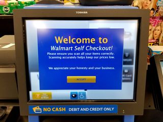 You always knew that Walmart had a certain level of contempt for its customers.  These prompts on the self checkout seem to confirm this, as it is made quite clear that they think that their customers are out to scam them.