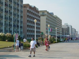 As you can see, I've made some progress! The Ocean Holiday is actually out of sight well down the boardwalk.