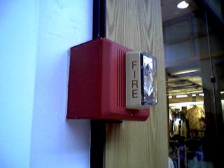 And there you are - Edwards fire alarm horn/strobes. This was the way I knew I was spot on this time.