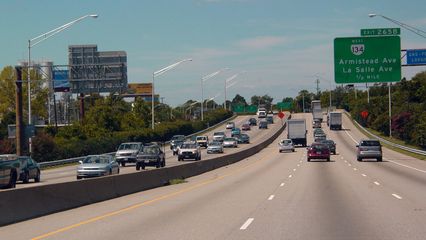 Once clear of the tunnel, however, it was smooth sailing, with traffic being fairly light.