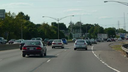 In Richmond, traffic became thicker, especially in the section that's multiplexed with I-95.