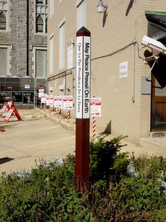 Leaving Cafe Luna, we noticed a peace pole! How neat...