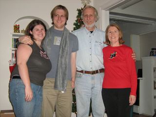 And then the two of them with Chris's parents. Thus we have Lysy, Lysy, Lysy, and Lysy-to-be.