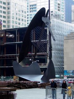 The Picasso sculpture in the Richard J. Daley Plaza.