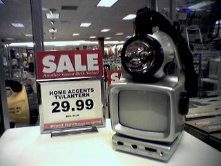 The combination here just makes me wonder a bit. Namely, why would a person want a television and lantern combination? I know I would not want to lug the TV part around when using the device as a lantern, and one can't watch the TV and use the lantern together without shining the light in one's face...