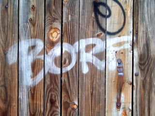 On the former Georgetown car barn, what a surprise to see "BORF" painted on a door!
