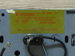Edwards 270A-SPO with "LOCAL ALARM" lettering