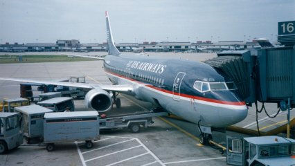 The plane that would take us to Toronto.