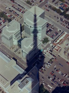 The CN Tower's great shadow...