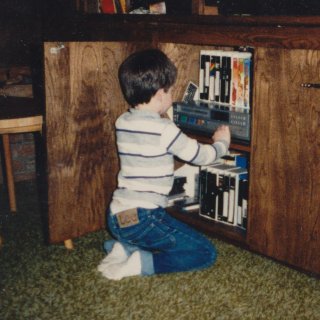 Even in my young age, I could work the VCR like a pro, even though by today's standards, this VCR was primitive (no remote!).