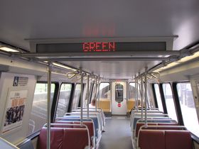 Center interior LED: The 6000-Series is the only car type to have an additional LED sign at the center of the car.