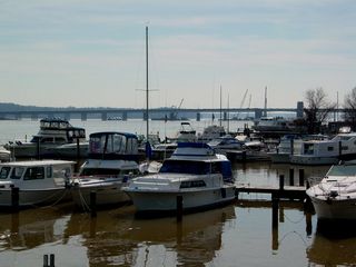 The Alexandria Waterfront is also home to quite a few private boats as well...