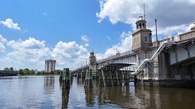 Ashley River Memorial Bridge.