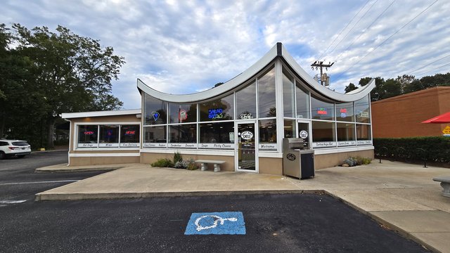 West Ashley location of East Bay Deli, housed in a former Hardee's building.